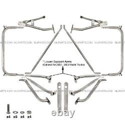 Door Mirror Mounting Bracket Arm Stainless LH & RH Fit 97-23 Western Star Trucks