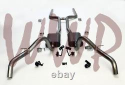 Dual 2.50 Header Back Exhaust System /w Mufflers 68-74 Chevrolet/Chevy Nova V8