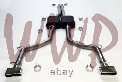 Dual 3 Stainless Steel Cat Back Exhaust System Kit 08-14 Dodge Challenger SRT8