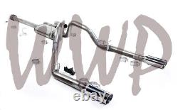 Dual Stainless CatBack Exhaust System 11-19 Chevy/GMC 2500/3500 6.0L Gas Truck