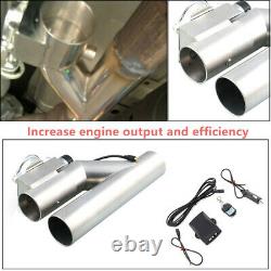 Durable Exhaust Control E-Cut Out 3inch Valve Electric Y Pipe with Remote Kit