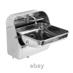 Durable Stainless Steel Wall Mount Sink For RV Food Truck Boat