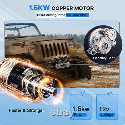 ECCPP 4500LBS Electric Winch Towing Truck Steel Wire Rope Off Road ATV UTV 12V