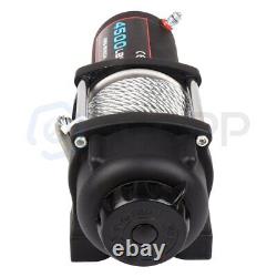 ECCPP 4500LBS Electric Winch Towing Truck Steel Wire Rope Off Road ATV UTV 12V