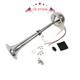 Electric Stainless Steel Single Trumpet Horn-marine Truck Car Boat 12v 390mm Usa