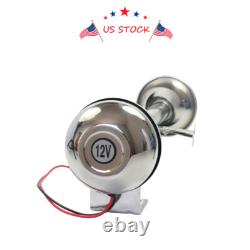 ELECTRIC STAINLESS STEEL SINGLE TRUMPET HORN-MARINE TRUCK CAR BOAT 12V 390mm USA