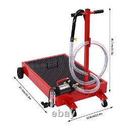 Electric Pump 17 Gallon Low Profile Truck Car Oil Drain Pan Stainless steel