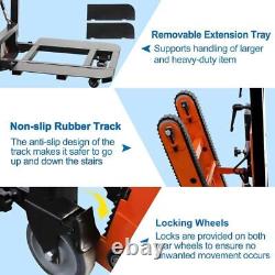Electric Stair Climbing Hand Truck Warehouse Cart Dolly Folding, 441lbs Max Load