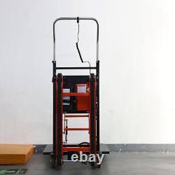Electric Stair Climbing Hand Truck Warehouse Cart Dolly Folding, 441lbs Max Load