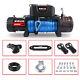 Electric Winch 12v 12000lbs Synthetic Rope Towing Truck Off-road 4wd Suv