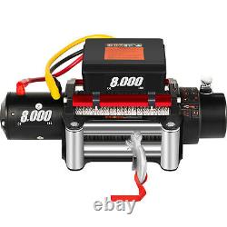 Electric Winch 8000Ibs 12V with Cable Steel for 4WD ATV UTV Winch Towing Truck