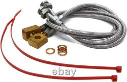 FBL19 6-8 Stainless Steel Brake Line Pair Performance Braided Hoses Car Truck