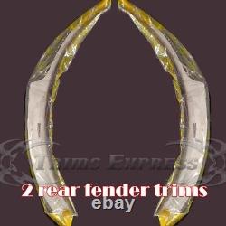 FENDER TRIM Flares FOR FORD ESCAPE 2008-2012 Stainless Steel High Polish 4PC