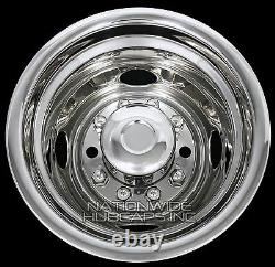 FORD F450 F53 16 10 Lug Dual Wheel Simulators Dually Rim Liners Hub Caps Covers