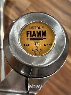 Fiamm 75550-14 Electric Trumpet Horn Stainless Steel Twin Boat Marine RV Truck