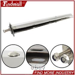 Findmall 30 Straight Mud Flap Hanger Stainless Steel 1/8 Bolt Semi Truck