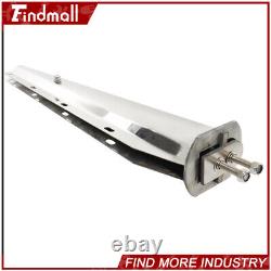 Findmall 30 Straight Mud Flap Hanger Stainless Steel 1/8 Bolt Semi Truck