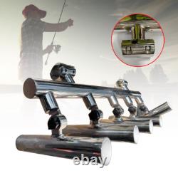 Fishing Rod Holder 5 Tube On 1-1-1/4 for Boat Truck Marine Stainless Steel USA