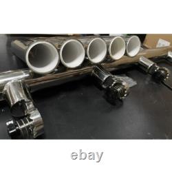 Fishing Rod Holder 5 Tube On 1-1-1/4 for Boat Truck Marine Stainless Steel USA