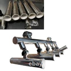 Fishing Rod Holder 5 Tube On 1-1-1/4 for Boat Truck Marine Stainless Steel USA