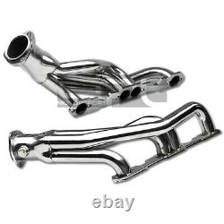 Fit 88-97 Chevy/Gmc C/K Gmt400 5.0/5.7 V8 Pickup Truck/Suv Stainless Header+Bolt