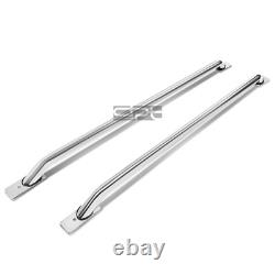 Fit 92-11 Ranger 72 00-05 Tundra 74/76 Bed 65Stainless Steel Truck Rail Bars