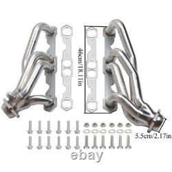 Fit Chevy GMC 88-97 5.0L/5.7L 305 350 V8 Stainless Steel Exhaust Headers Truck