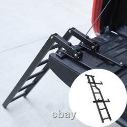 Foldable Stainless Steel Truck Tailgate Ladder Fit Toyota Tundra 2022-2024