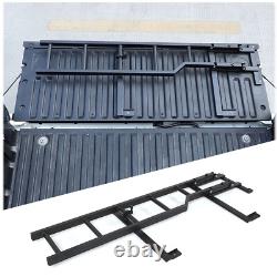 Foldable Stainless Steel Truck Tailgate Ladder Fit Toyota Tundra 2022-2024