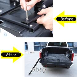 Foldable Stainless Steel Truck Tailgate Ladder Fit Toyota Tundra 2022-2024