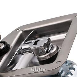 Folding T Handle Lock Stainless Steel for Truck Trailer Camp Folding T Shape X6