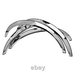 For1981-1987 Oldsmobile Cutlass Supreme Stainless Steel Fender Trim 2 Long 4Pc