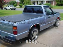 For1987-1993 Dodge Ram 50 /Mitsubishi Pickup Stainless Fender Trim 4Pc 2 Long