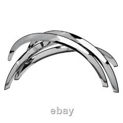 For1993-1998 Toyota T-100 Pickup Truck Fender Trim Stainless Steel 4Pc 2 Wide