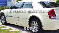 For2005-2010 Chrysler 300/300C Fender Trim Stainless Steel 4Pc 2 Full Arch