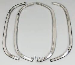 For2014-2015 Chevy Silverado 1500 Fender Well Lip Trim Stainless Steel 4Pc