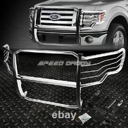 For 09-14 Ford F150 Pickup Truck Chrome Stainless Steel Front Bumper Grill Guard