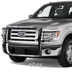 For 09-14 Ford F150 Pickup Truck Chrome Stainless Steel Front Bumper Grill Guard