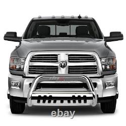 For 10-18 Ram 2500/3500 Truck Stainless Steel Chrome Bull Bar Push Grill Guard