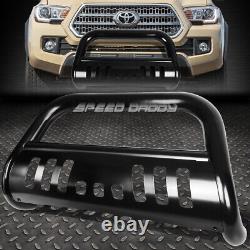 For 16-17 Toyota Tacoma Pickup Truck Stainless Steel Black Bull Bar Grill Guard