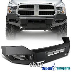 For 2013-2018 Ram 1500 Pickup Truck Assembly Front Bumper Cover Matt Black Steel