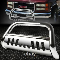 For 88-00 Chevy C/k C10/suburban Truck Chrome Bull Bar Push Bumper Grille Guard