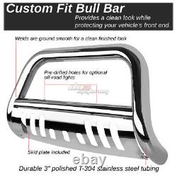 For 98-11 Ford Ranger Pickup Truck Stainless Steel Chrome Bull Bar Grill Guard