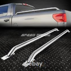 For 99-06 Silverado/sierra 94-17 Ram 78 Bed 71 Stainless Steel Truck Rail Bars