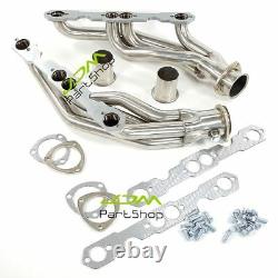 For Chevy GMC Truck C1500 C2500 C3500 V8 5.0 5.7L Exhaust Header Stainless Steel