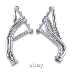 For Chevy SBC GMC Truck 265 327 350 66-87 Polished Stainless Steel Headers