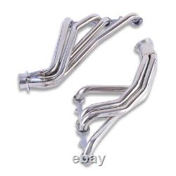 For Chevy SBC GMC Truck 265 327 350 66-87 Polished Stainless Steel Headers