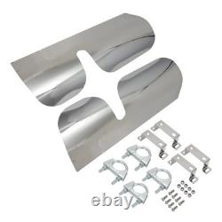 For DAF LF, Renault Premium, Volvo FL, FE Stainless Steel Mirror Guard Kit Truck