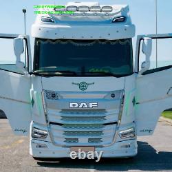 For DAF XF/XG/XG+ 2021-2025 Truck Front Outer mask Trim Chrome Stainless steel
