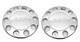 For Daf Truck & Bus Universal Stainless Steel 22.5 Wheel Covers 2 Pcs